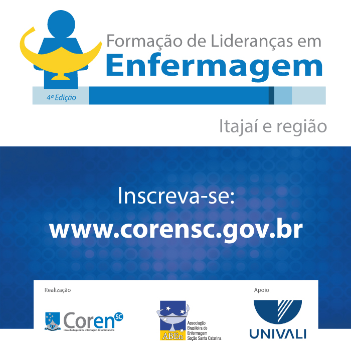 Lideranças em Enfermagem Coren SC Conselho Regional de Enfermagem de Santa Catarina