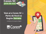 Coren-SC + Perto de você chega à região da Serra entre 29 e 30 de agosto