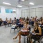 Conselheira do Coren/SC ministra aula no Centro Universitário Estácio de Sá, em Florianópolis (SC)