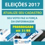 Atualize seu cadastro até 31/08 para votar nas eleições dos Conselhos Regionais