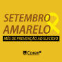 Coren/SC apoia mobilização do Setembro Amarelo de prevenção ao suicídio