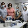Coren/SC faz entrega de máscaras PFF2 para uso dos profissionais de Enfermagem em UTI